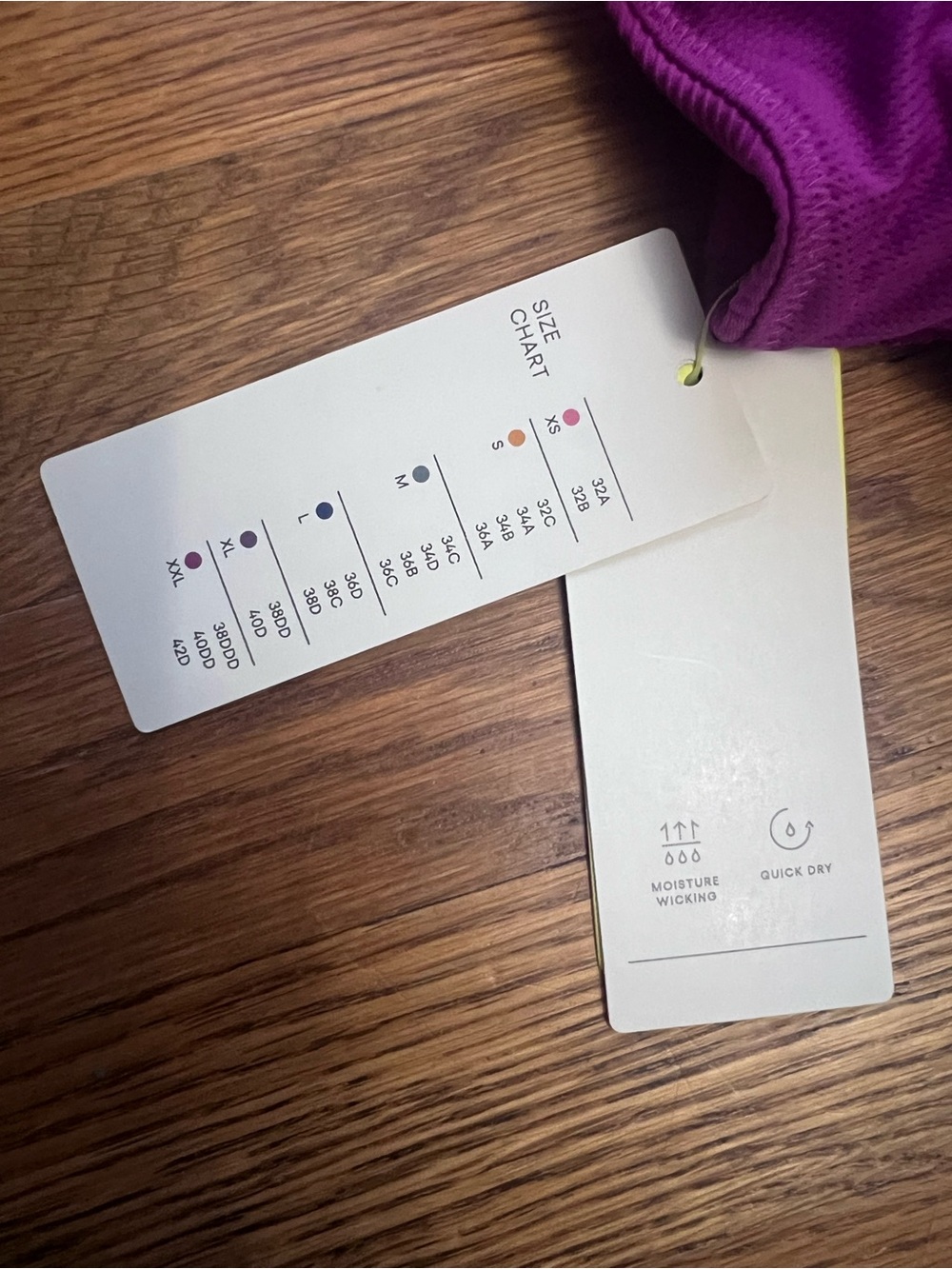 All In Motion Target Ribbed Purple Sports Bra - Picture 5 of 5